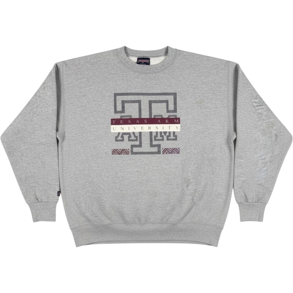 Vintage 90s Texas A&M University JanSport Sweatshirt Mens XL Gray Made In USA